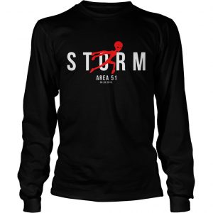 Alien Storm Area 51 09202019 Air Jordan longsleeve tee