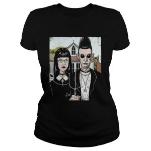 American goth shirt mens ladiwes tee