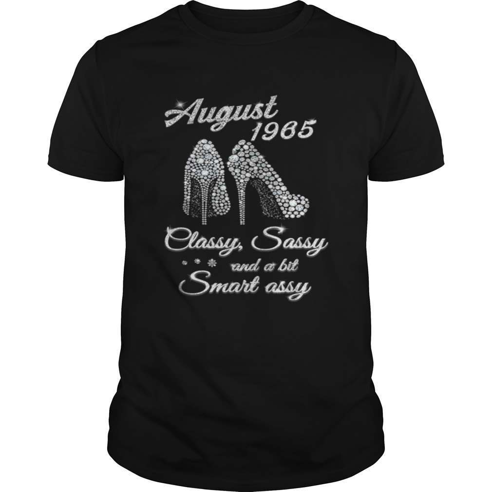 1564996072August 1965 Classy And Fabulous 54th Birthday shirt