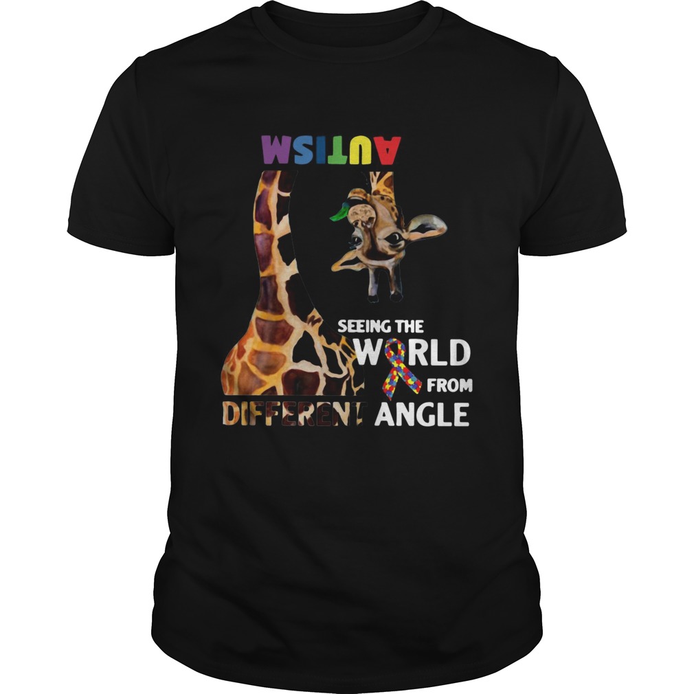 Autism seeing the world from different angle shirt