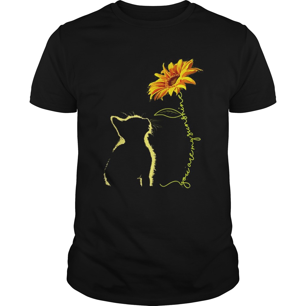 Awesome Cat You Are My Sunshine Sunflower shirt