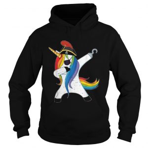 Awesome Dabbing Unicorn Pirate Halloween Costume Gift hoodie