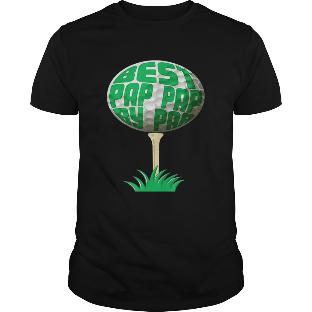 Best Pap Pap By Par Golf Golfing Golfer Funny tshirt