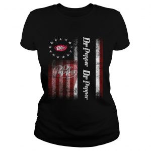 Betsy Ross flag Dr Pepper ladies tee