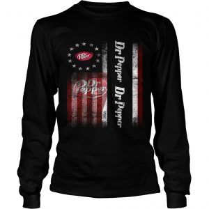 Betsy Ross flag Dr Pepper longsleeve tee