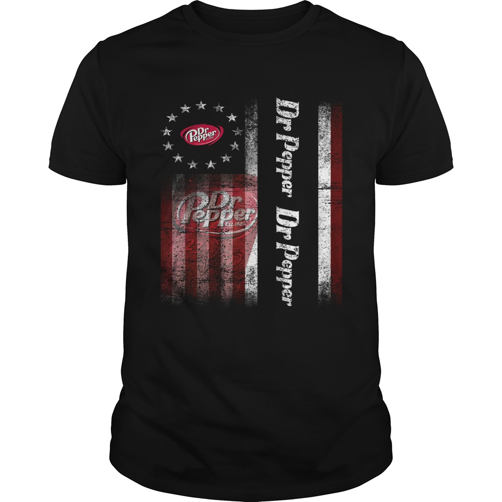 Betsy Ross flag Dr Pepper shirt