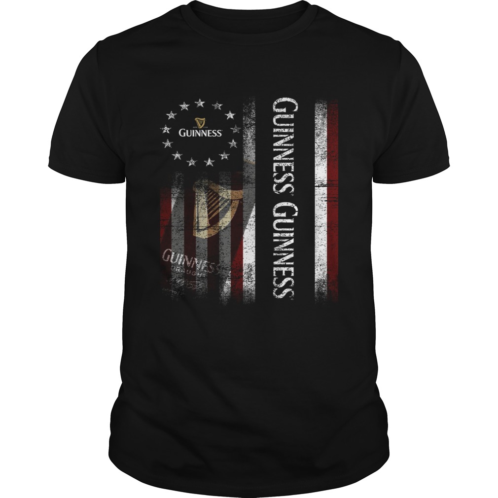 Betsy Ross flag Guinness Draught shirt