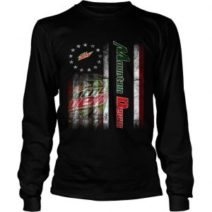 Betsy Ross flag Mountain Dew longsleeve tee