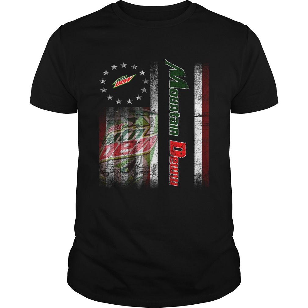 Betsy Ross flag Mountain Dew shirt