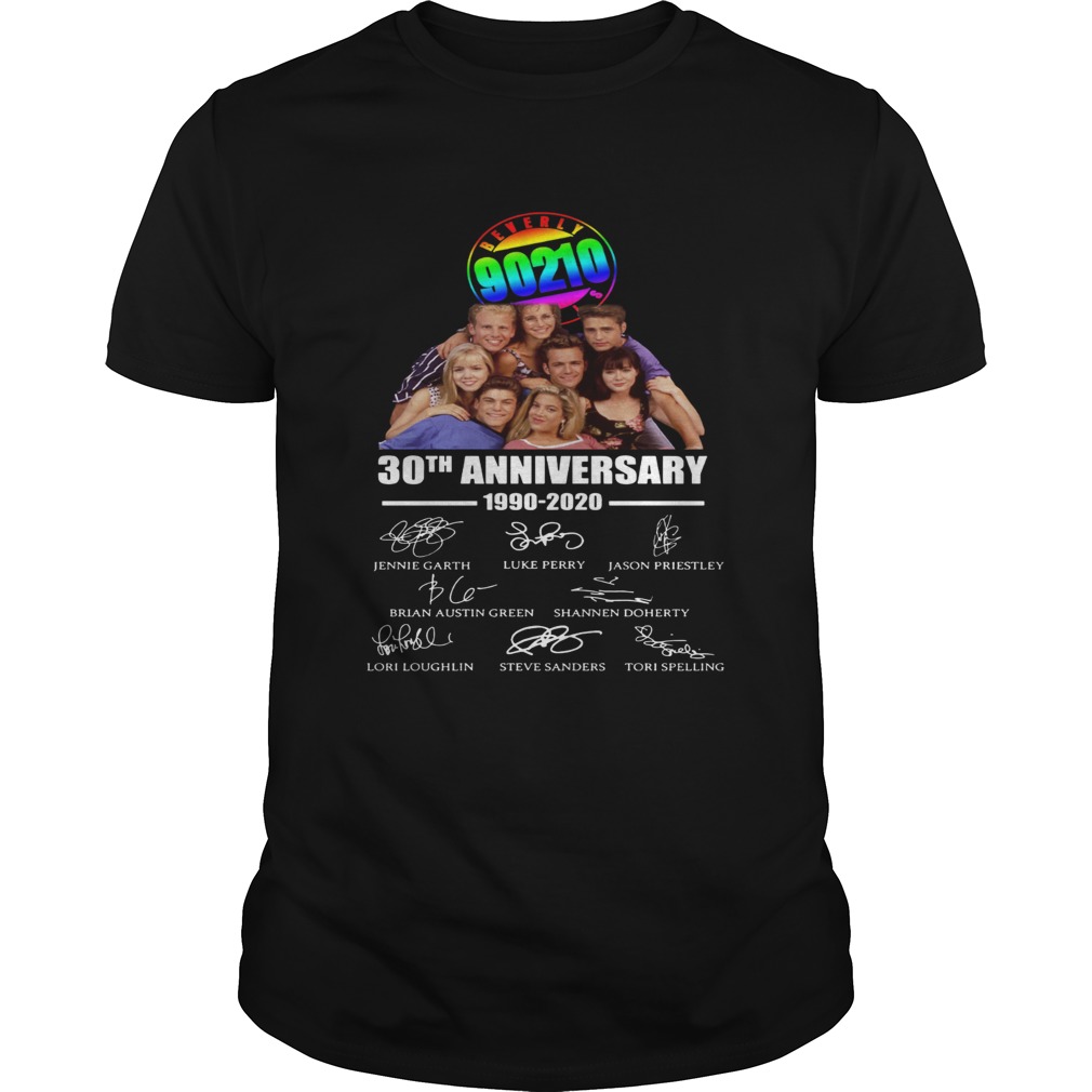 Beverly 90210 30th anniversary 19902020 shirt