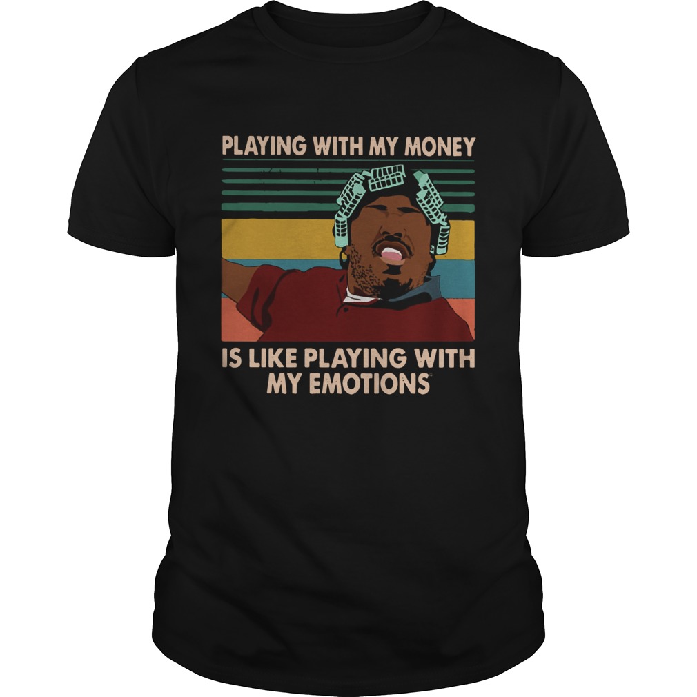 Big Worm playing with my money like playing with my emotions shirt