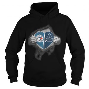 Blue Jays Maple Leafs Its in my heart inside me hoodie