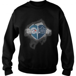 Blue Jays Maple Leafs Its in my heart inside me sweatshirt