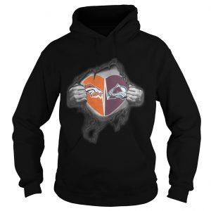 Broncos Avalanche Its in my heart inside me hoodie