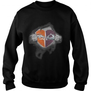 Broncos Avalanche Its in my heart inside me sweatshirt