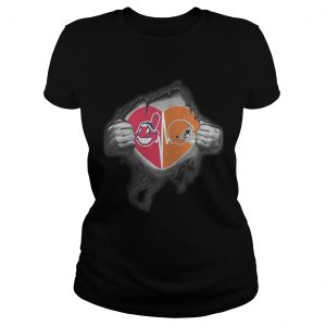 Browns Indians Its in my heart inside me ladies tee