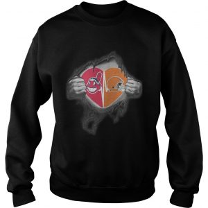 Browns Indians Its in my heart inside me sweatshirt