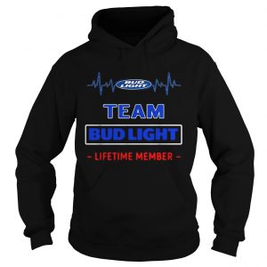 Bud Light team lifetime member heartbeat hoodie