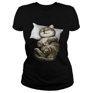 Cat Sleeping ladies tee