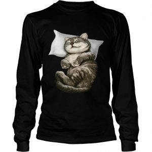 Cat Sleeping longsleeve tee