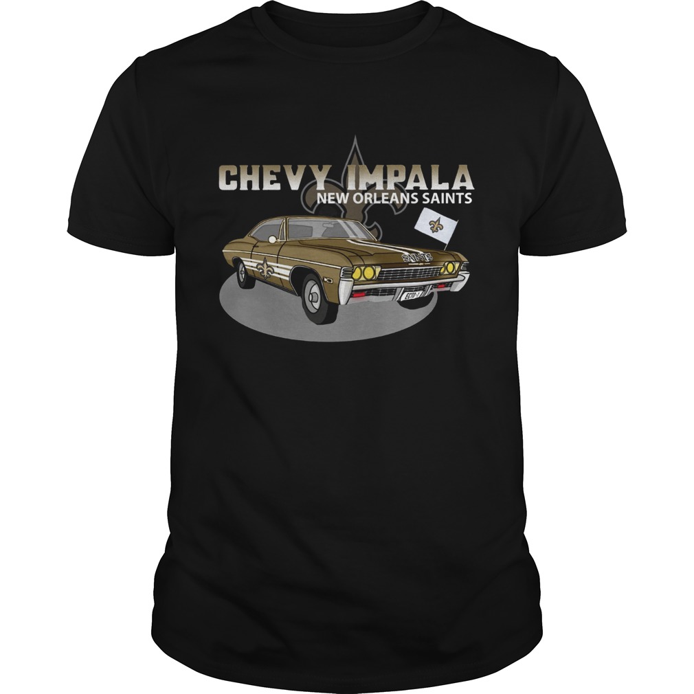 Chevy Impala 1967 New Orlean Saints shirt