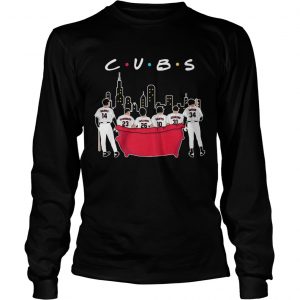 Chicago Cubs Friends TV show longsleeve tee