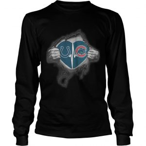 Colts Cubs Its in my heart inside me longsleeve tee