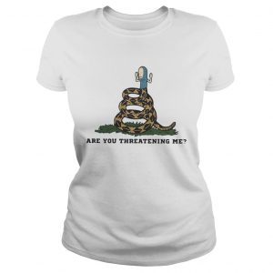 Cornholio Gadsden Flag Snake are you threatening me ladies tee