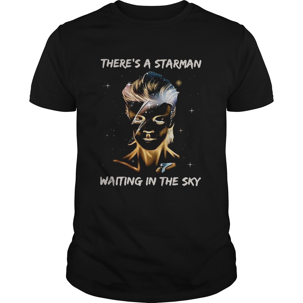 David Bowie there’s a Starman waiting in the sky shirt