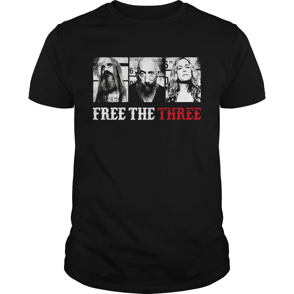 Free The Three Rob Zombie shirt