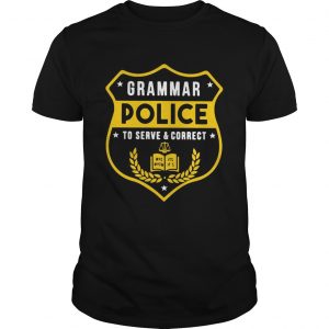 Grammar police to serve and correct unisex