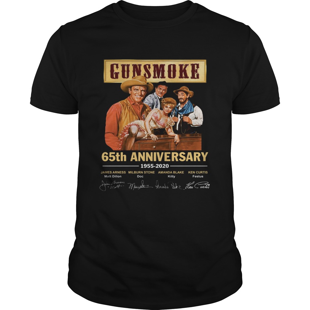 Gunsmoke 65th anniversary 1955 2020 shirt