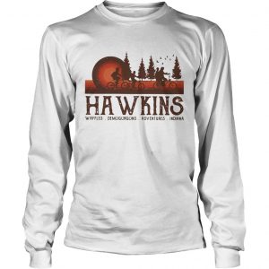 Hawkins Waffles Demogorgons Adventures Indiana Stranger Things longsleeev tee