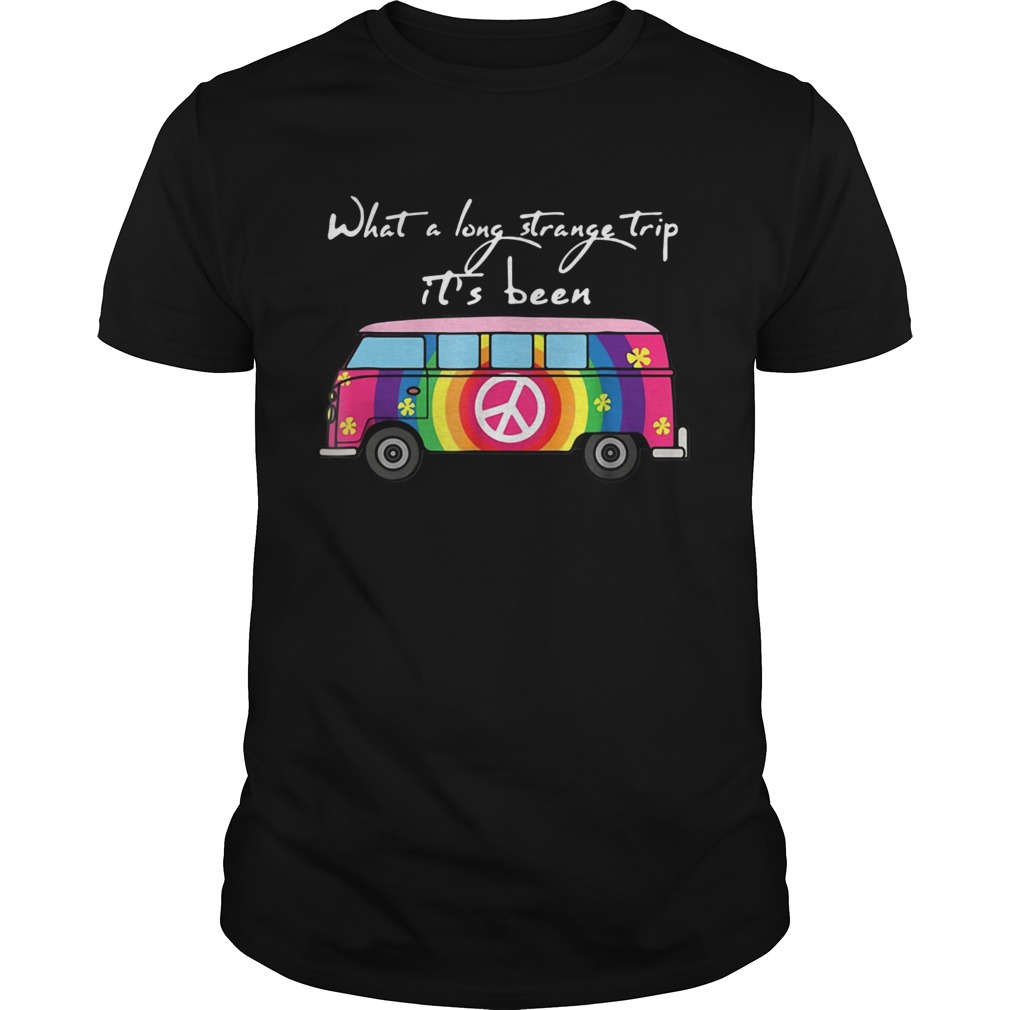 Hippie bus what a long strange trip its been shirt