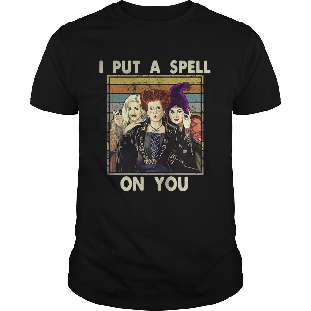 Hocus Pocus I put a spell on you sunset shirt