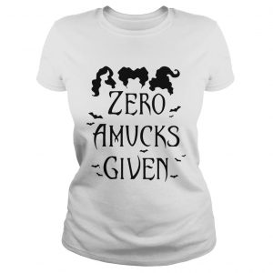 Hocus Pocus Zero amucks given ladies tee