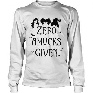 Hocus Pocus Zero amucks given longsleeve tee