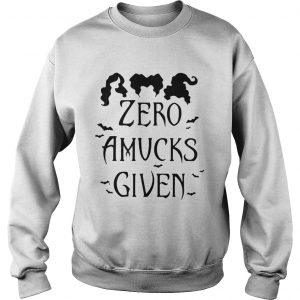 Hocus Pocus Zero amucks given sweatshirt