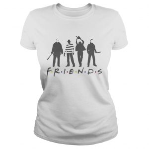 Horror movies friends TV show ladies tee