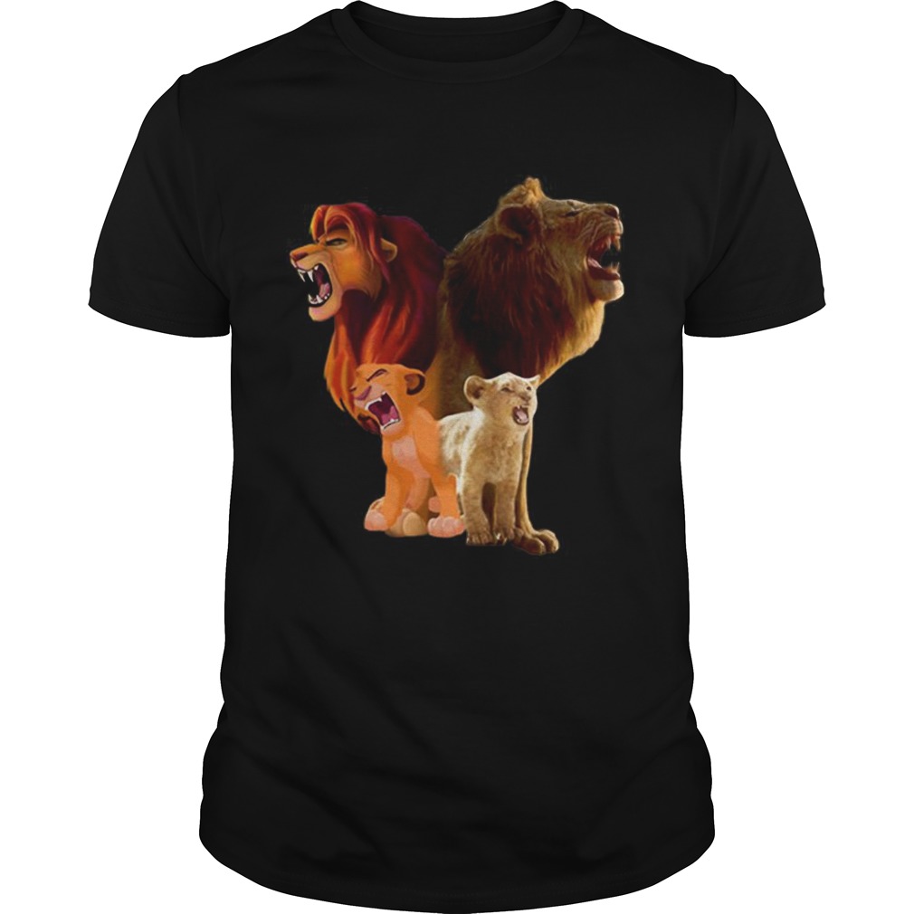 Hot Baby Simba and adult Simba The Lion King 2019 shirt