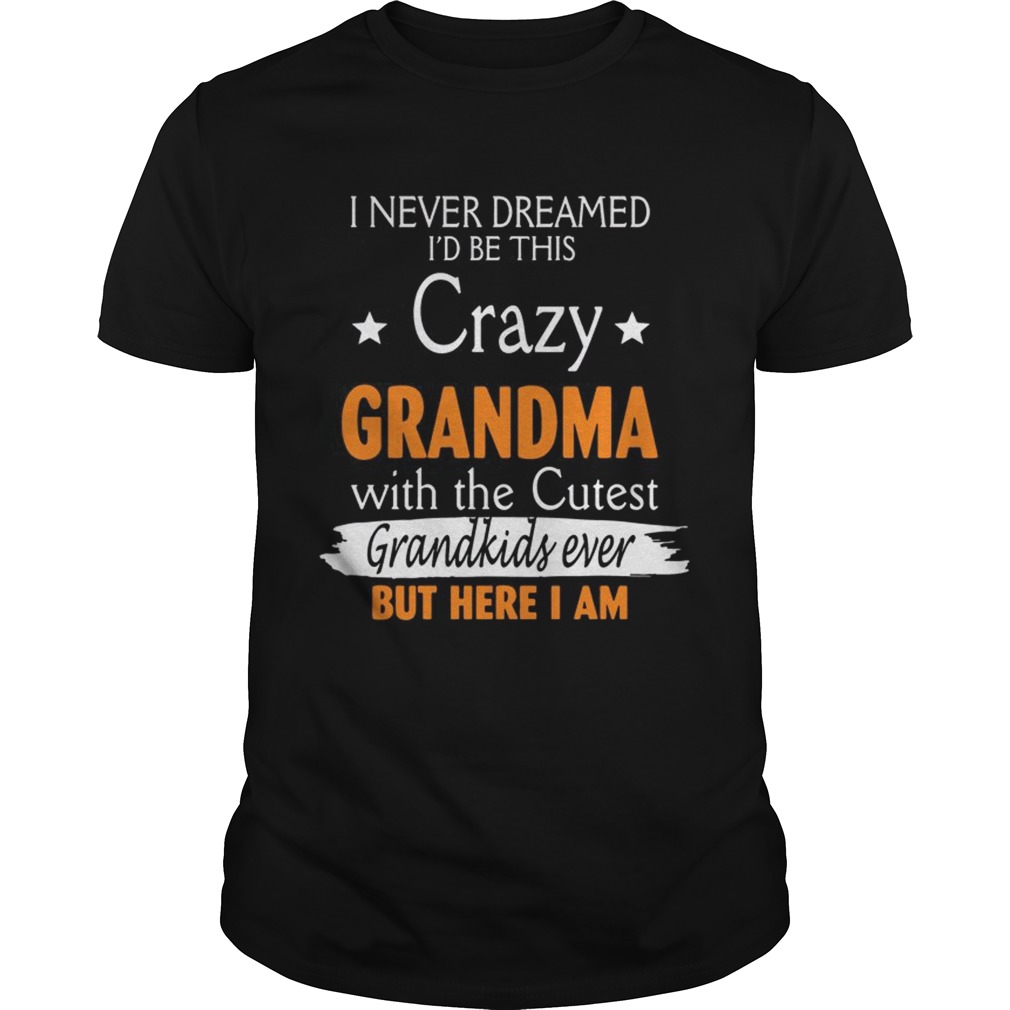 I Never Dreamed Id Be This Crazy Grandma With The Cutest Grandkids Ever TShirt