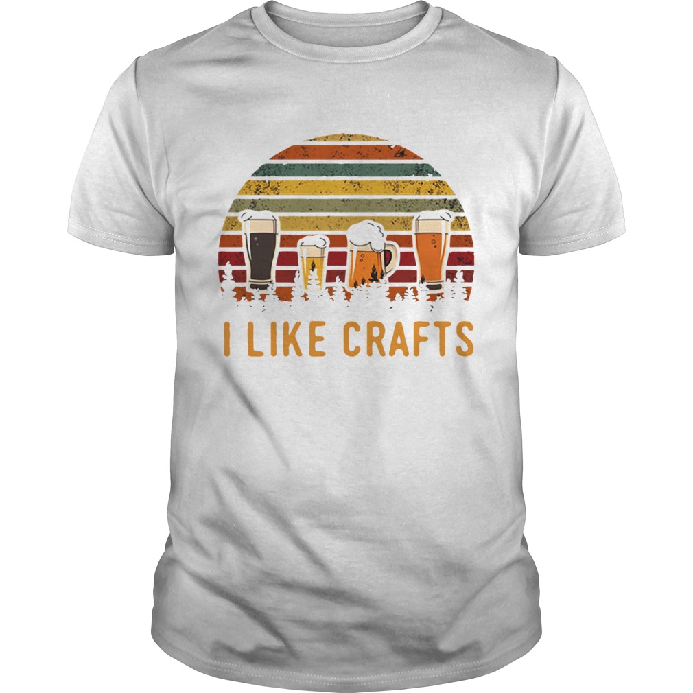 I like crafts sunset shirt