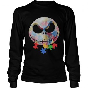 Jack Skellington Autism Awareness longsleeve tee