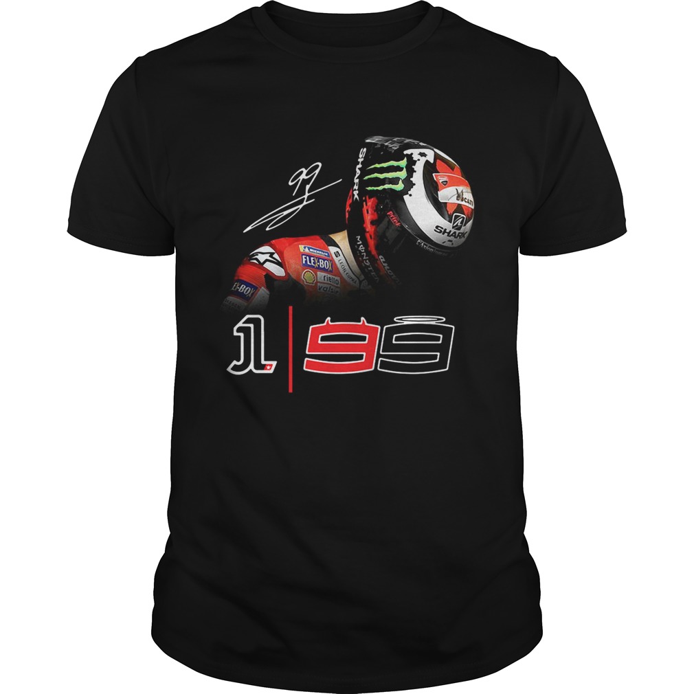 Jorge Lorenzo 99 Monster Energy signature shirt