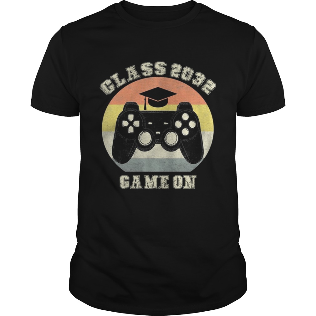 Kindergarten 2019 Class Of 2032 Game On Gamer Grow With Me TShirt