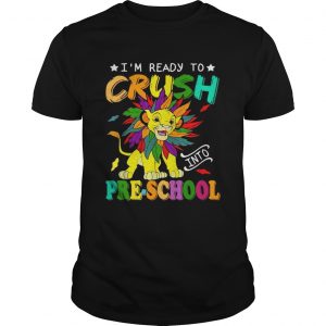 Lion Im ready to crush preschool unisex