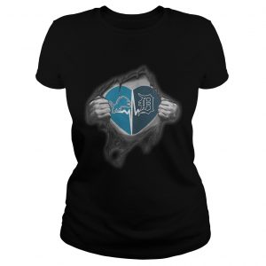 Lions Tigers Its in my heart inside me ladies tee