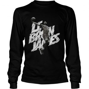 Los Angeles Lakers Lebron James dunk longsleeve tee