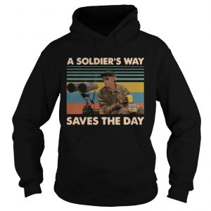 Mark Rumsfield A soldiers way saves the day vintage hoodie