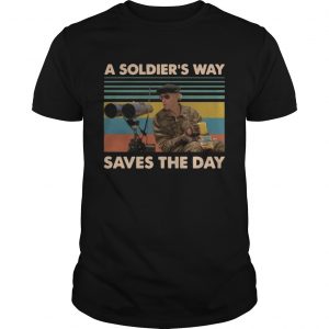 Mark Rumsfield A soldiers way saves the day vintage unisex